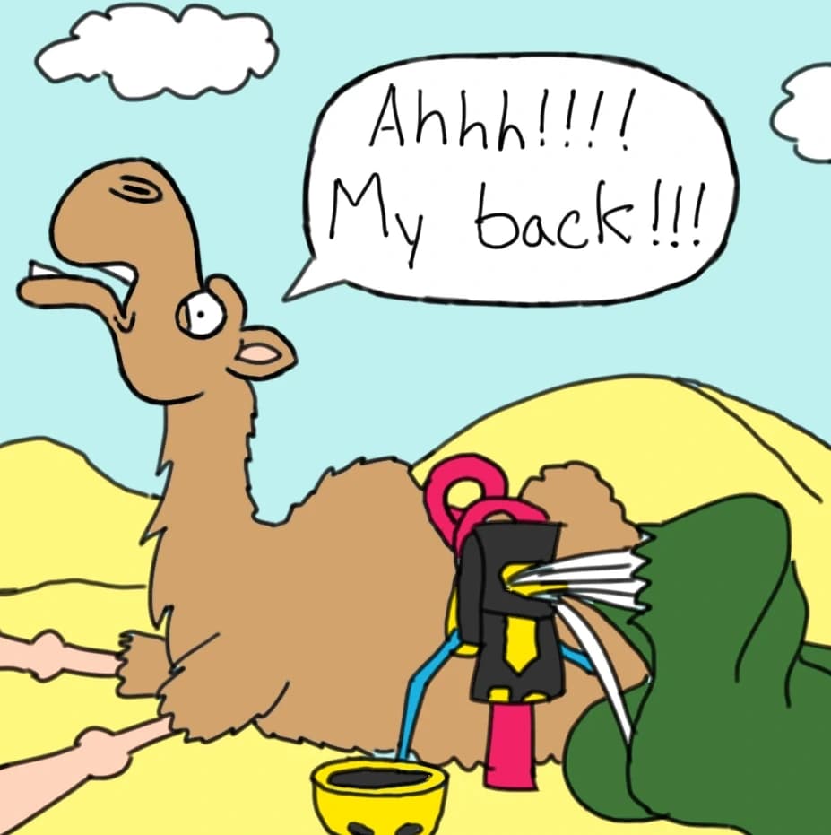 Camels Back, panel 3 of 3