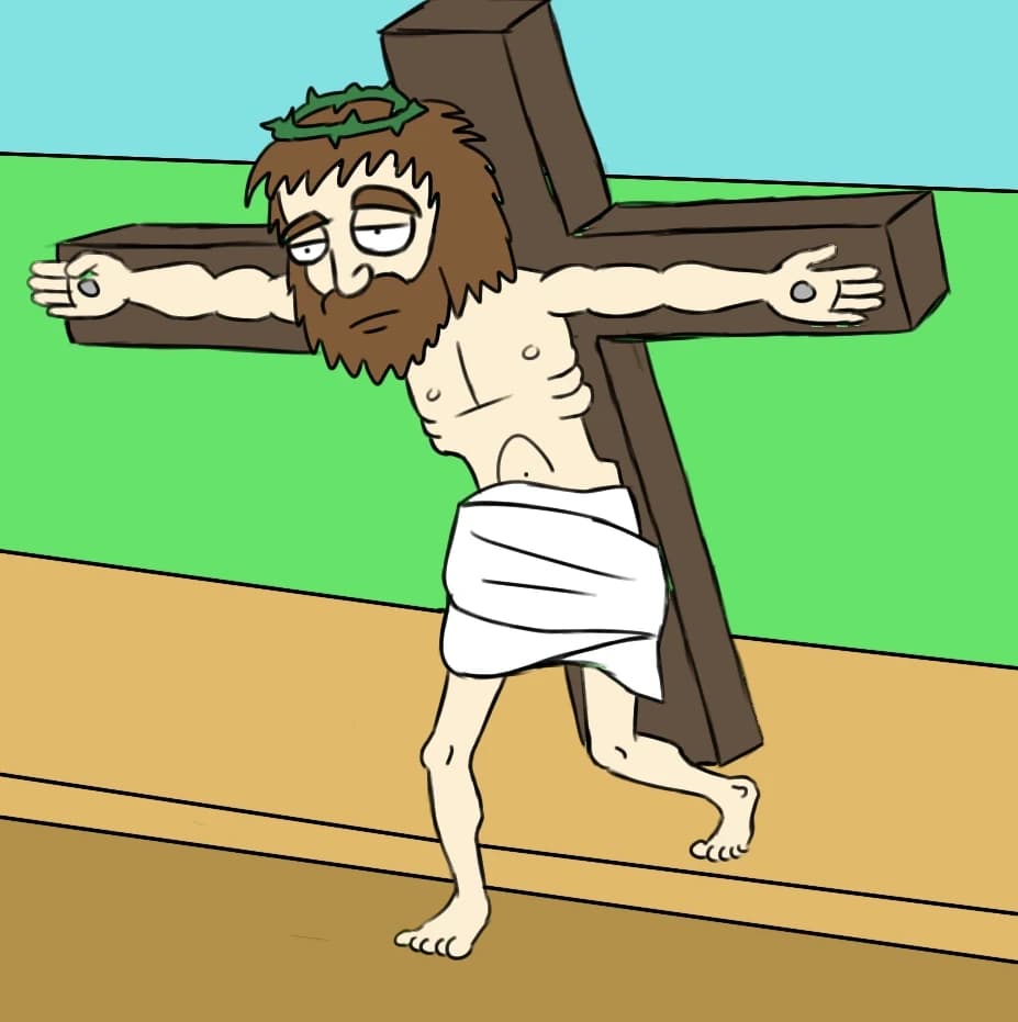 Cross Walk Original, panel 1 of 3