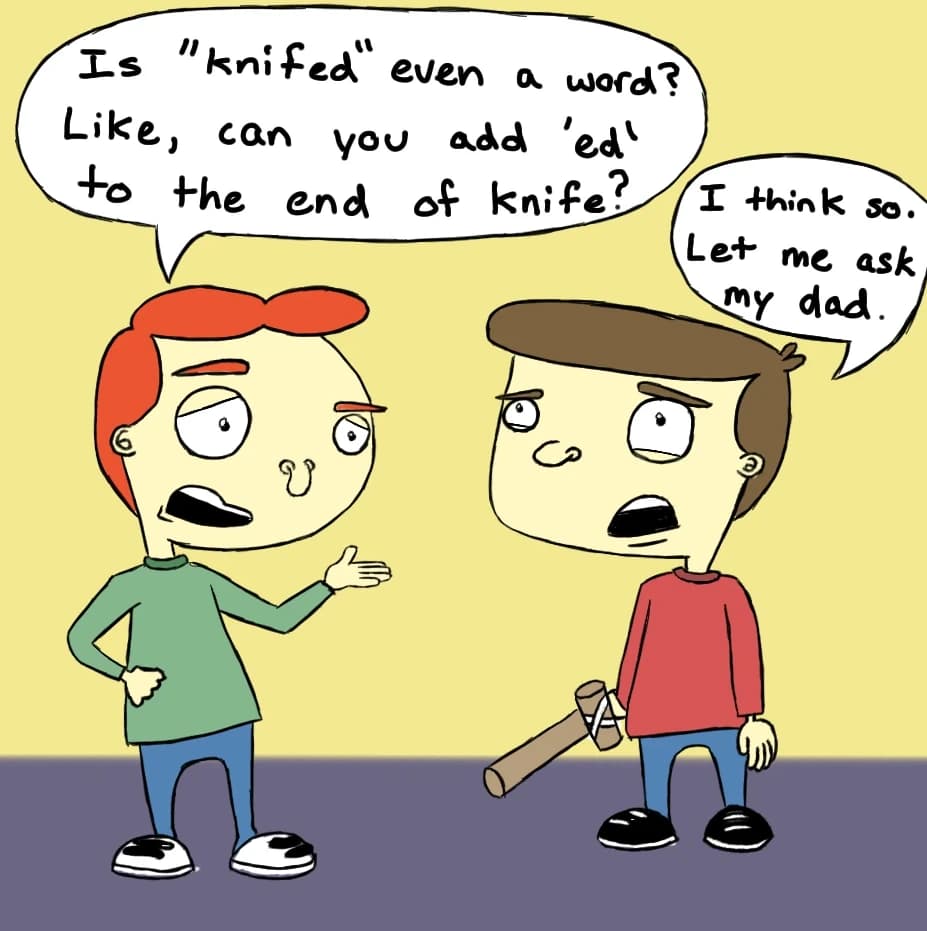 Edible Knives, panel 2 of 3