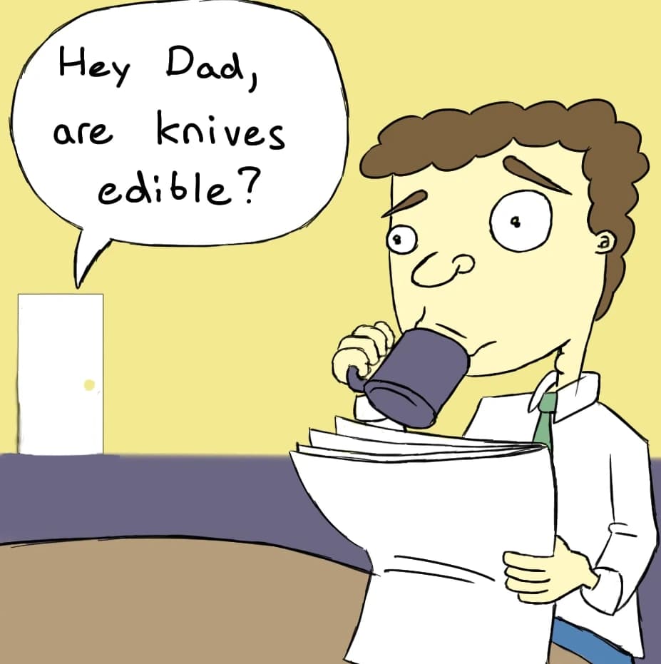 Edible Knives, panel 3 of 3