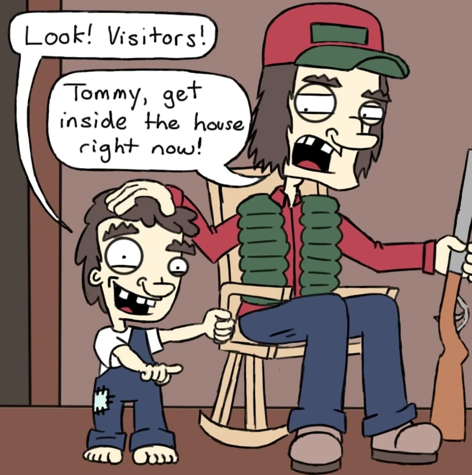Kind Four, panel 1 of 3