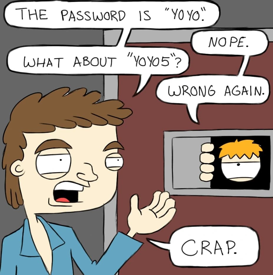 Party Password, panel 2 of 3