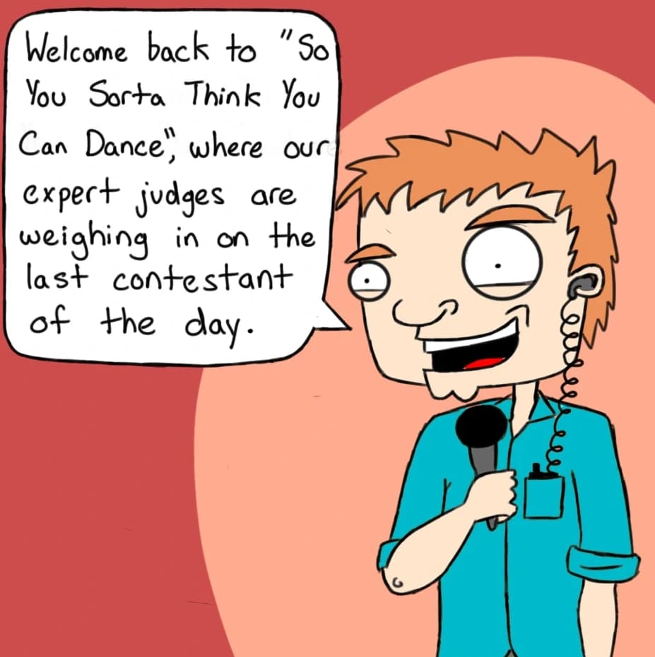Robot Dance, panel 1 of 3