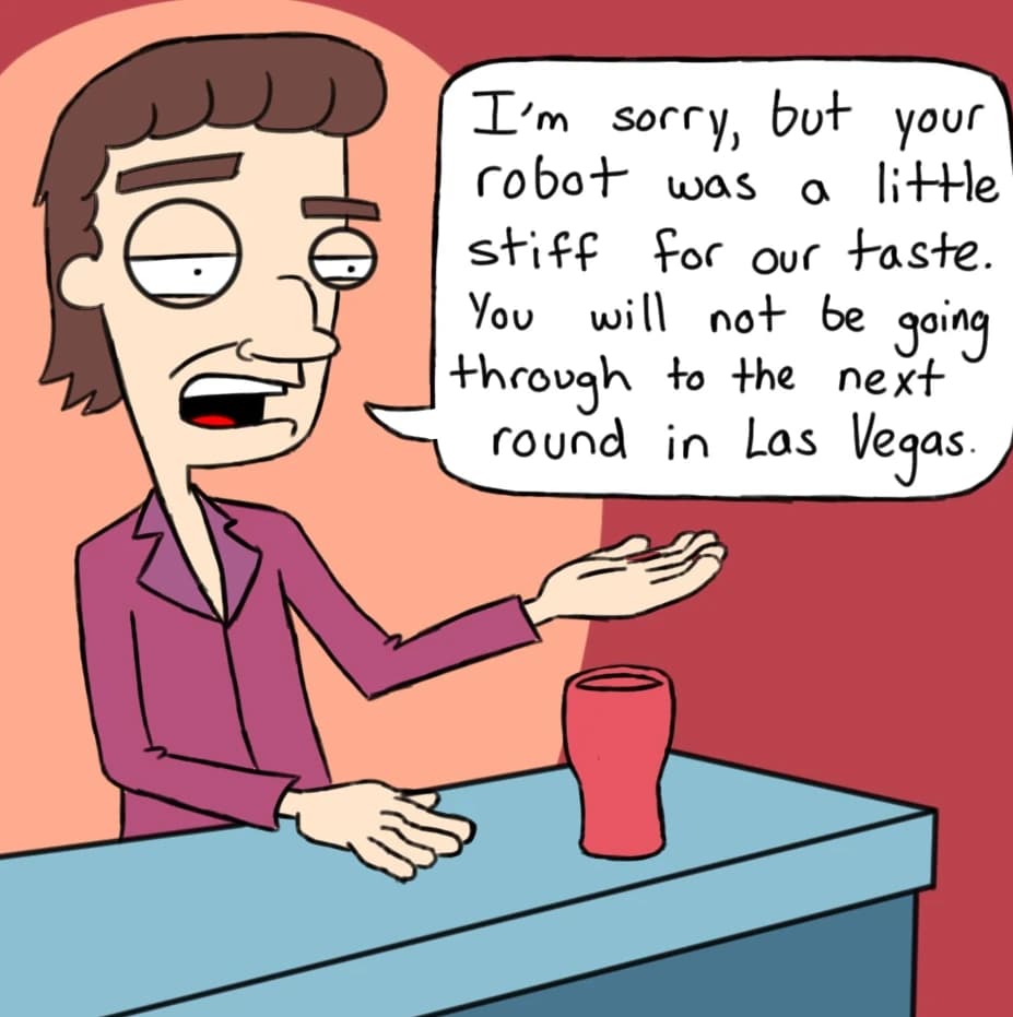 Robot Dance, panel 2 of 3