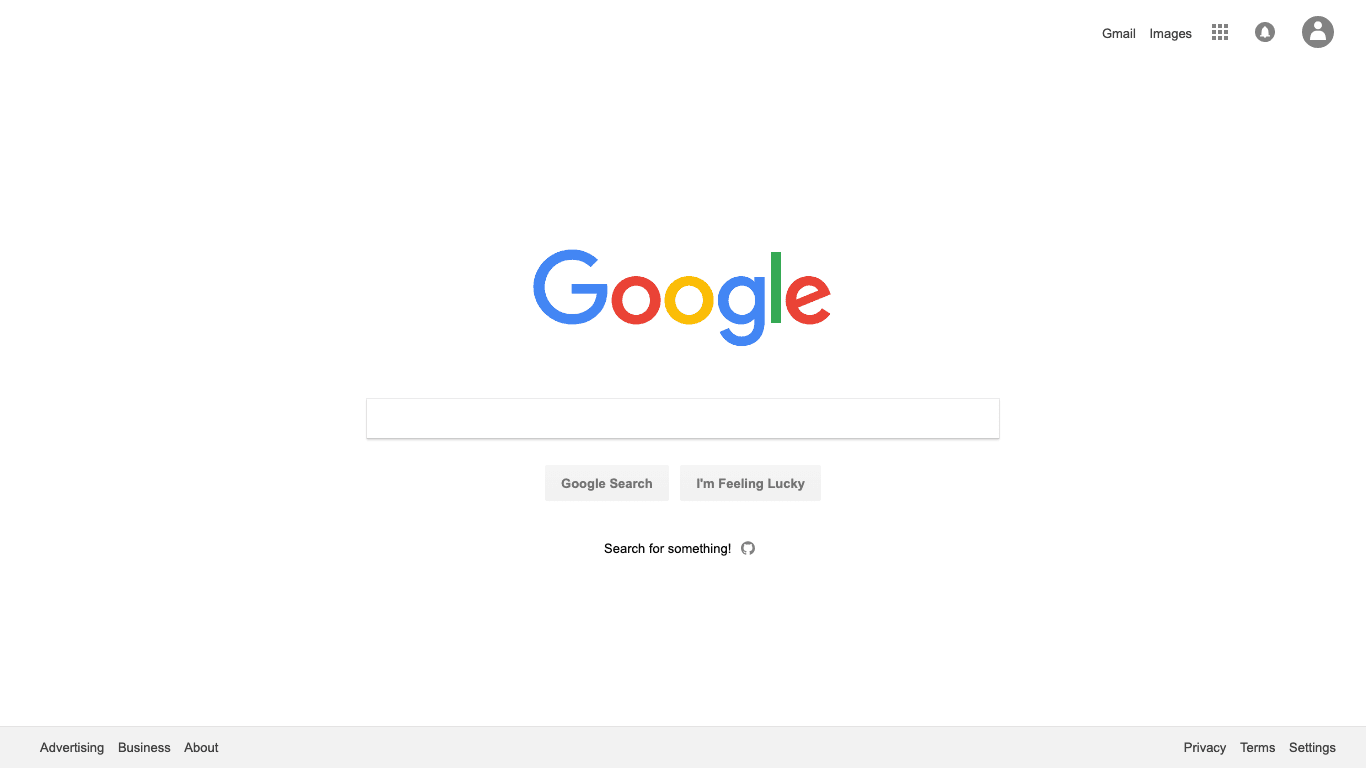 Google Homepage