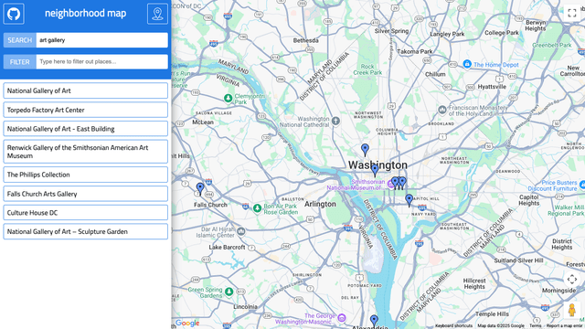 Neighborhood Map - Udacity Project
