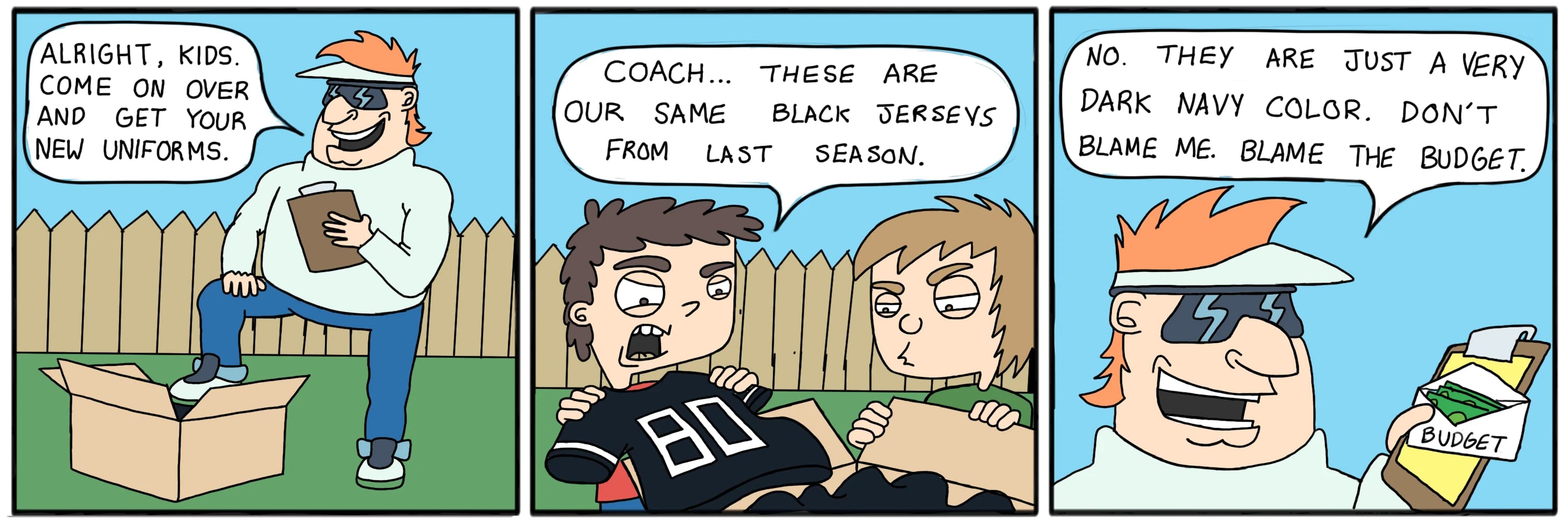 Dark Navy — full comic strip