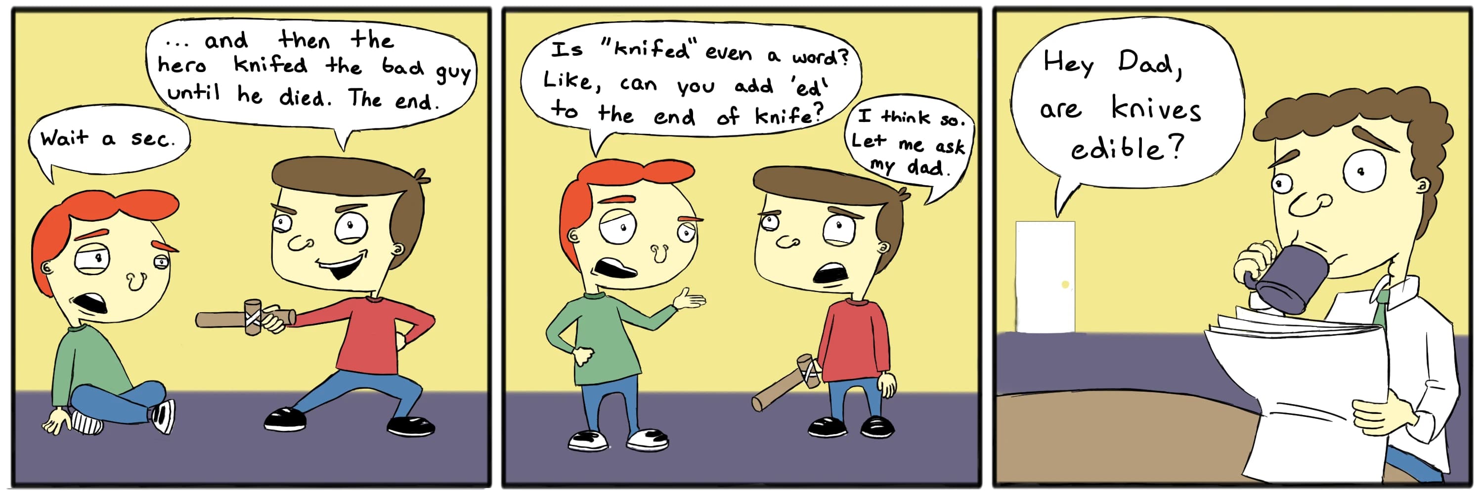 Edible Knives — full comic strip
