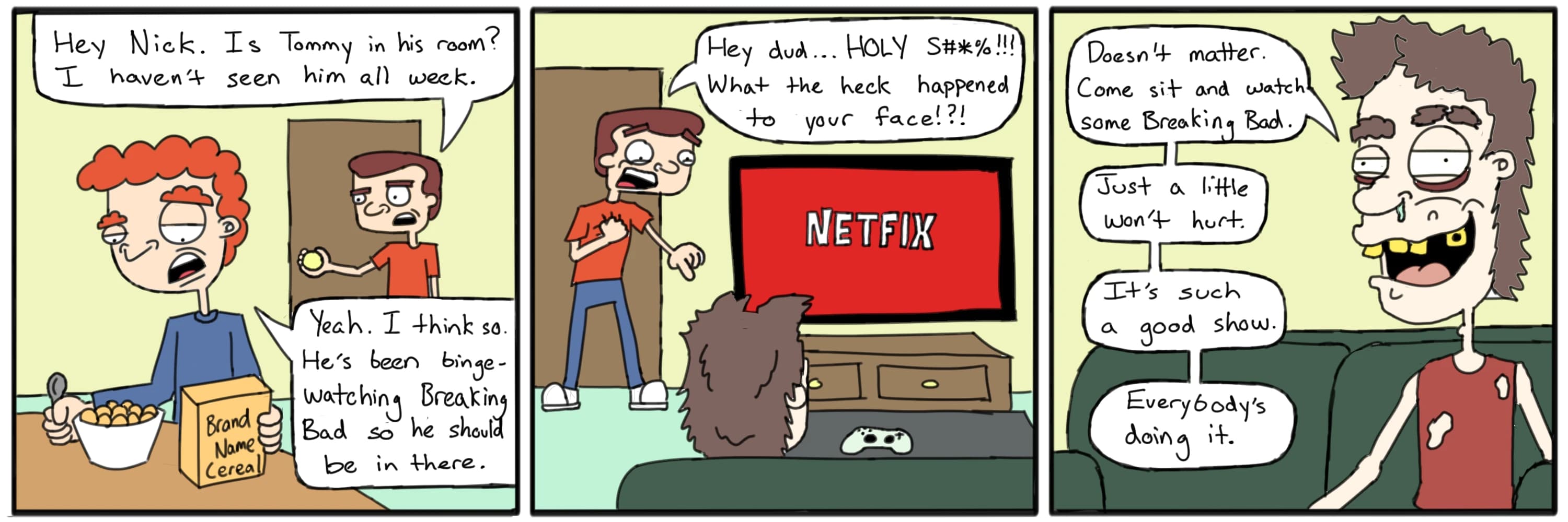 Get Your Netfix — full comic strip