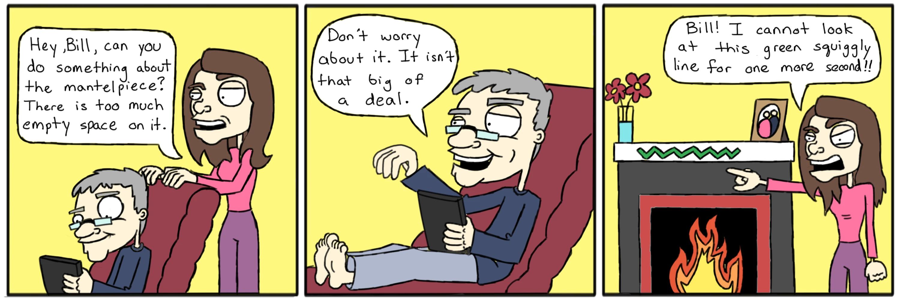 Green Squiggle — full comic strip